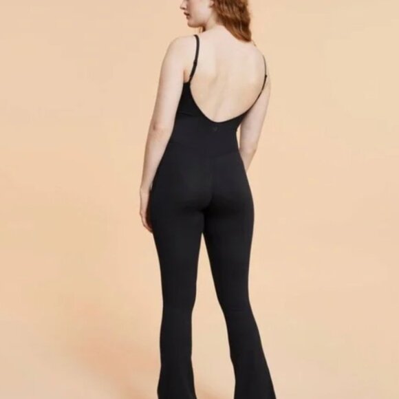 Blogilates x Target Women's Peekaboo Flare Active Jumpsuit - Picture 2 of 7